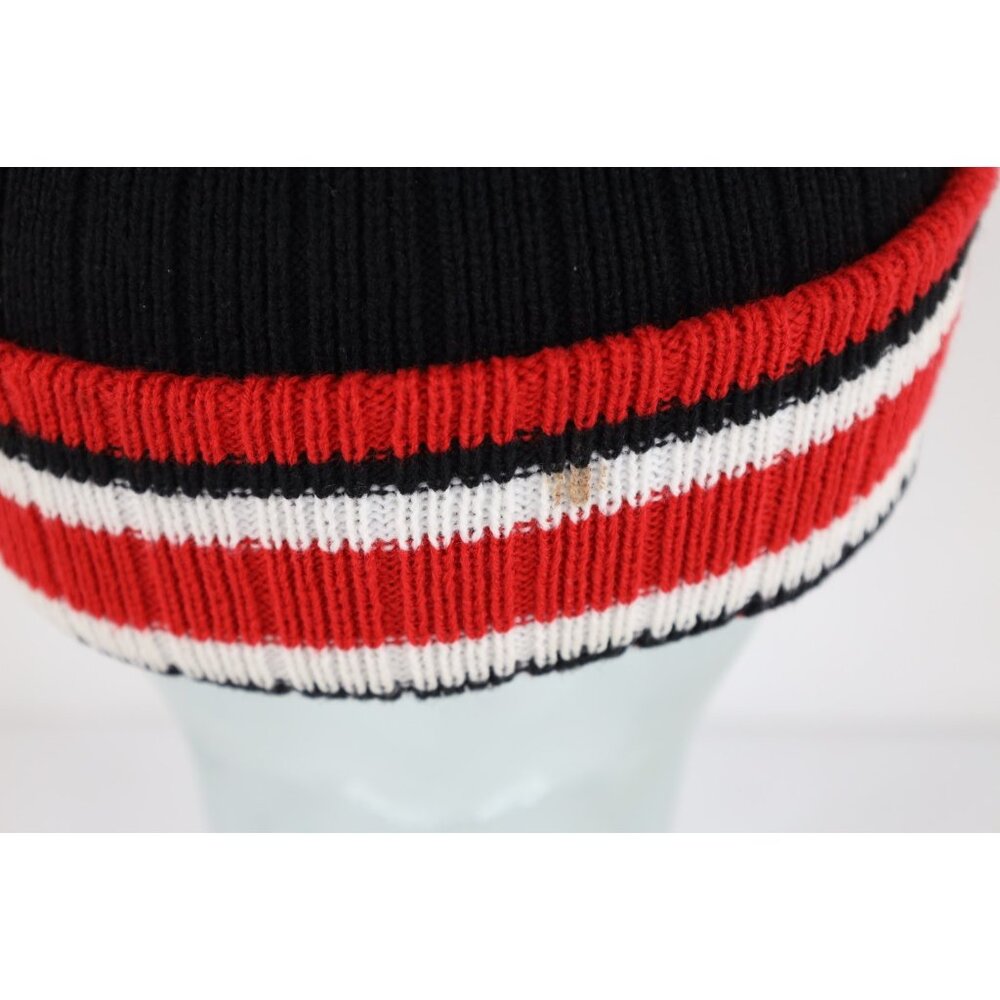Vintage The Ohio State University Chunky Ribbed Knit Beanie Hat Cap Winter OSFA - Picture 6 of 9